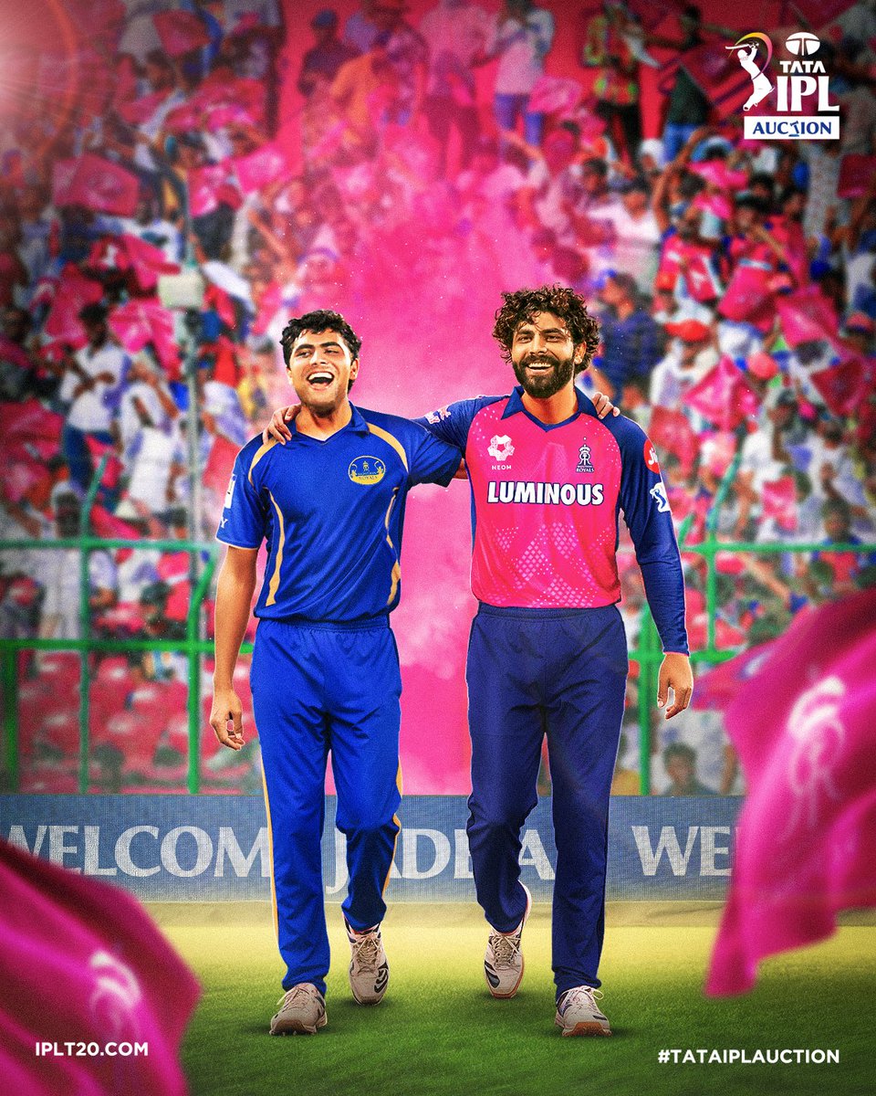 2008 🤝 2026

Ravindra Jadeja's #TATAIPL journey comes full circle 🩷

#TATAIPLAuction | <a href="/imjadeja/">Ravindrasinh jadeja</a>