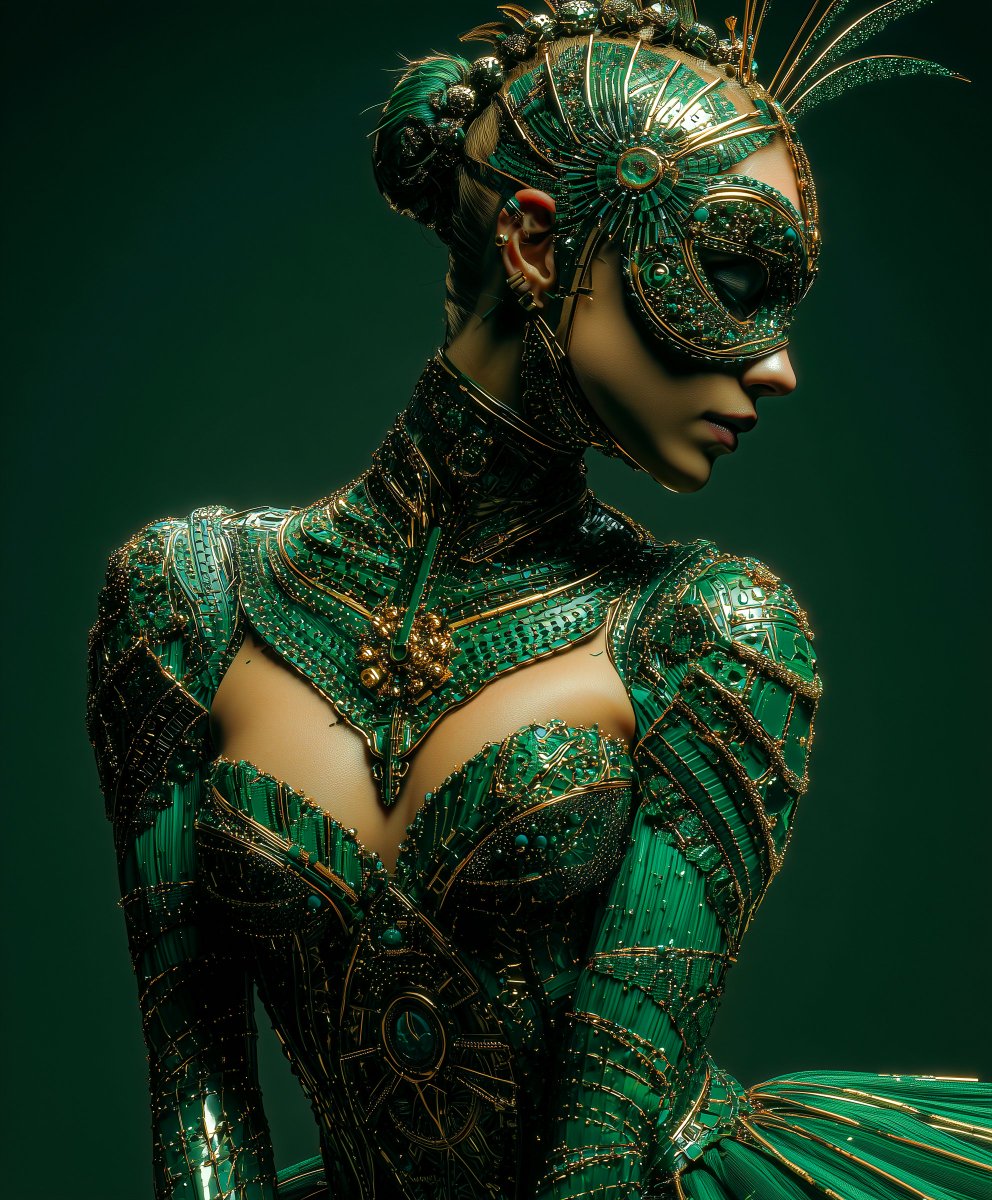 generatean's tweet image. QT Your Masquerade Art