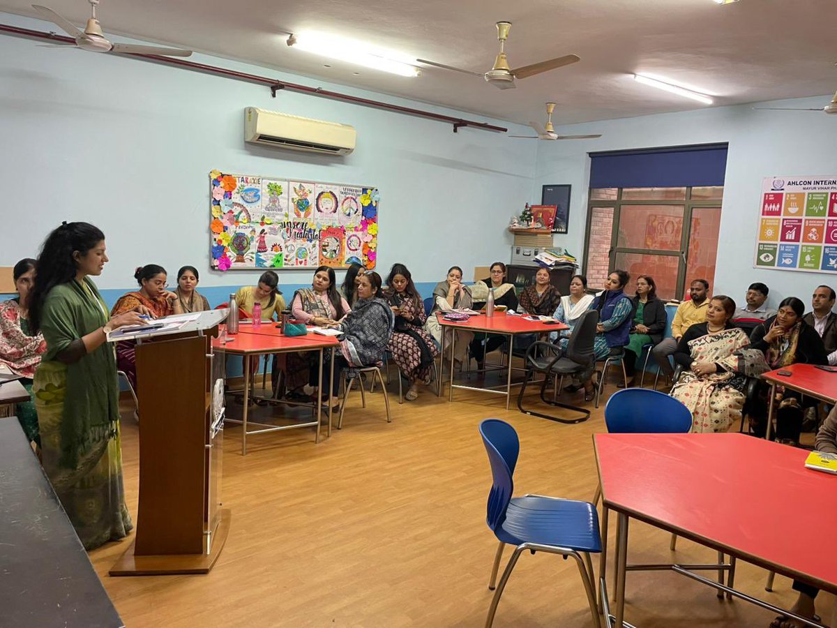 TarannumBhasin's tweet image. Shared my 3-day Intl conf learnings on #Redefining #Inclusion with our Middle Stage tchrs. Their enthusiasm, ideas and support for #CWSN truly inspired me Grateful to my mentors @ashokkp @y_sanjay @pntduggal @sunandask21 for guiding me and helping me grow every day @EduMinOfIndia