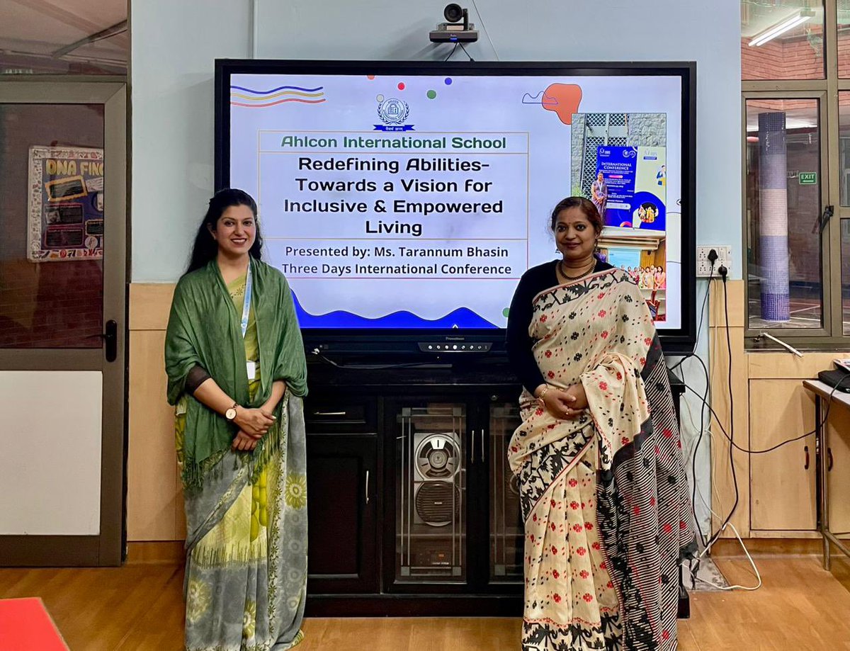 TarannumBhasin's tweet image. Shared my 3-day Intl conf learnings on #Redefining #Inclusion with our Middle Stage tchrs. Their enthusiasm, ideas and support for #CWSN truly inspired me Grateful to my mentors @ashokkp @y_sanjay @pntduggal @sunandask21 for guiding me and helping me grow every day @EduMinOfIndia