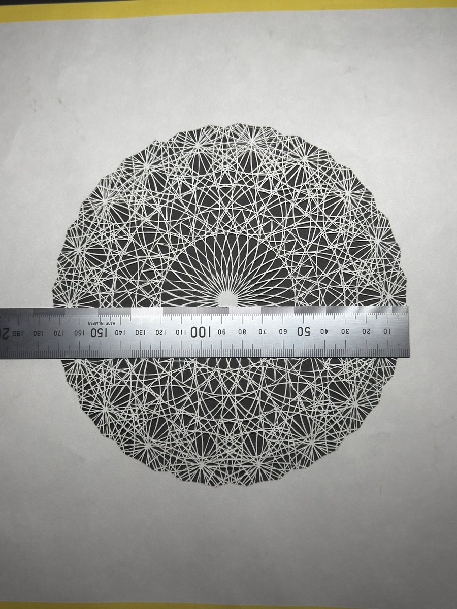 現在17cm
 #切り絵