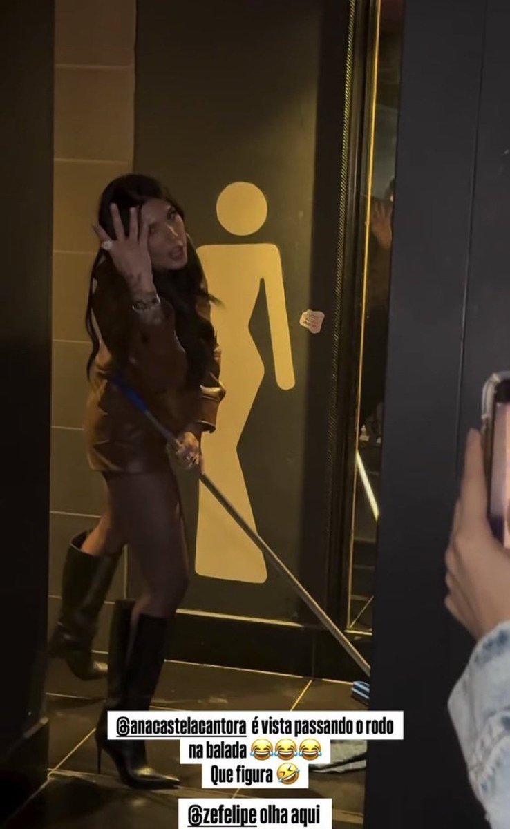 Ana Castela disse que esse é o único rodo que ela pode passar pq está casada 🗣️
péssimo dia para os fiscais de relacionamento e haters, vão ter q engolir q ela está apaixonada 🫶🏼