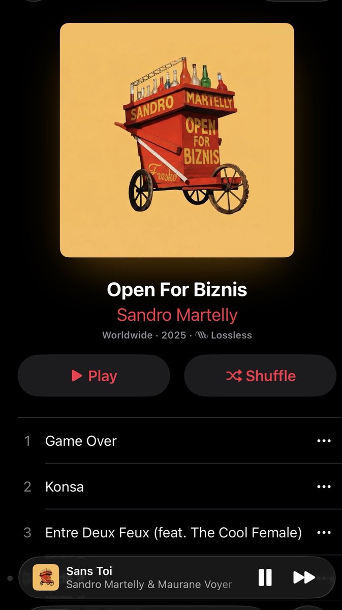 Album Sandro a 👌🏽#OpenforBiznis #EasyListening