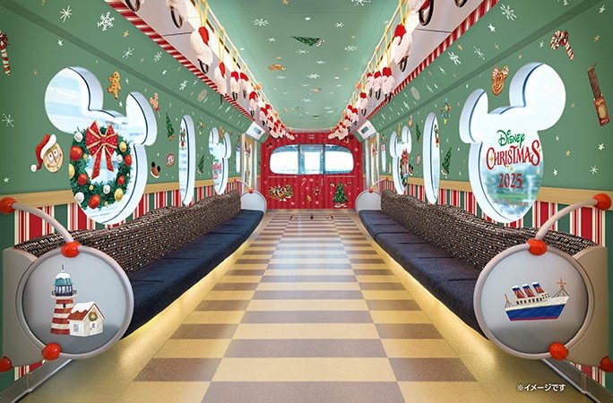 ━━━━━━━━━━━━ #ディズニーリゾートライン 「クリスマス