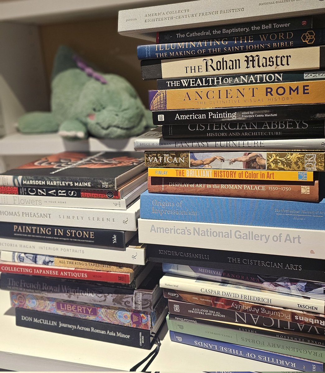 New books obtained. 
No, I didn't raid a public library. 🐟✨️