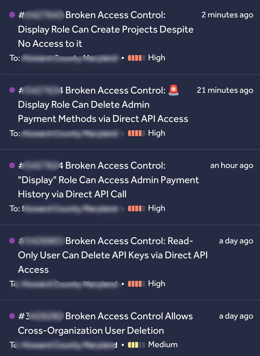 mugh33ra's tweet image. Found 5 Broken Access Controls today. 
BTW i didn&apos;t hunted for BAC before this is my 1st time. 👌

#BugBounty #hackerone #idor #sqlinjection #bugbountytip #xss #injection #privateinvitation #owasp