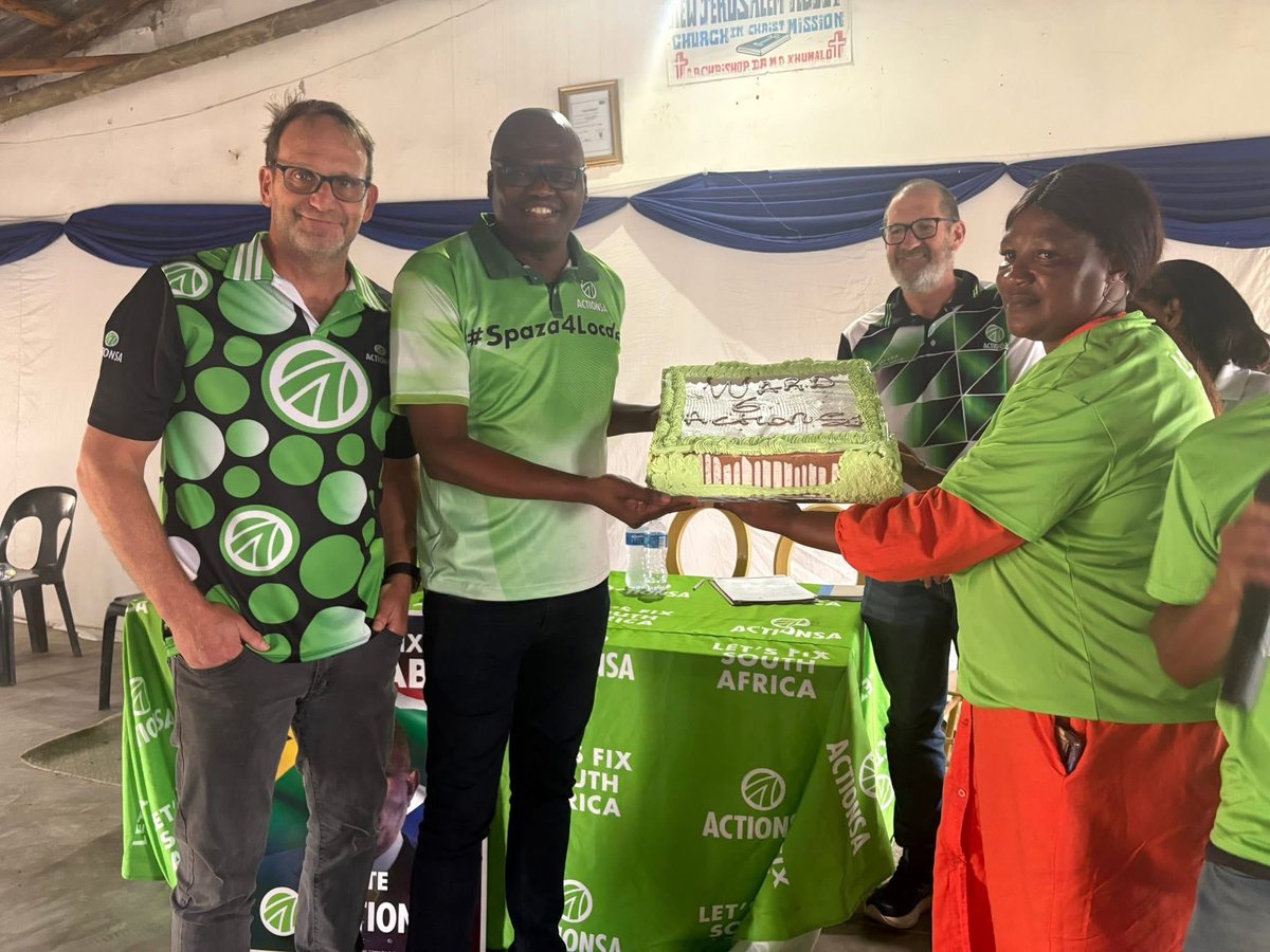Halalisani_N's tweet image. Ward 6 Launched 🚀
Today we launched Ward 6 in eThekwini, engaging with residents who are ready for real change. ActionSA continues to grow as we build stronger communities and champions for service delivery. Kancane kancane. 💚
#ActionSA #Branches #KhulaActionSA