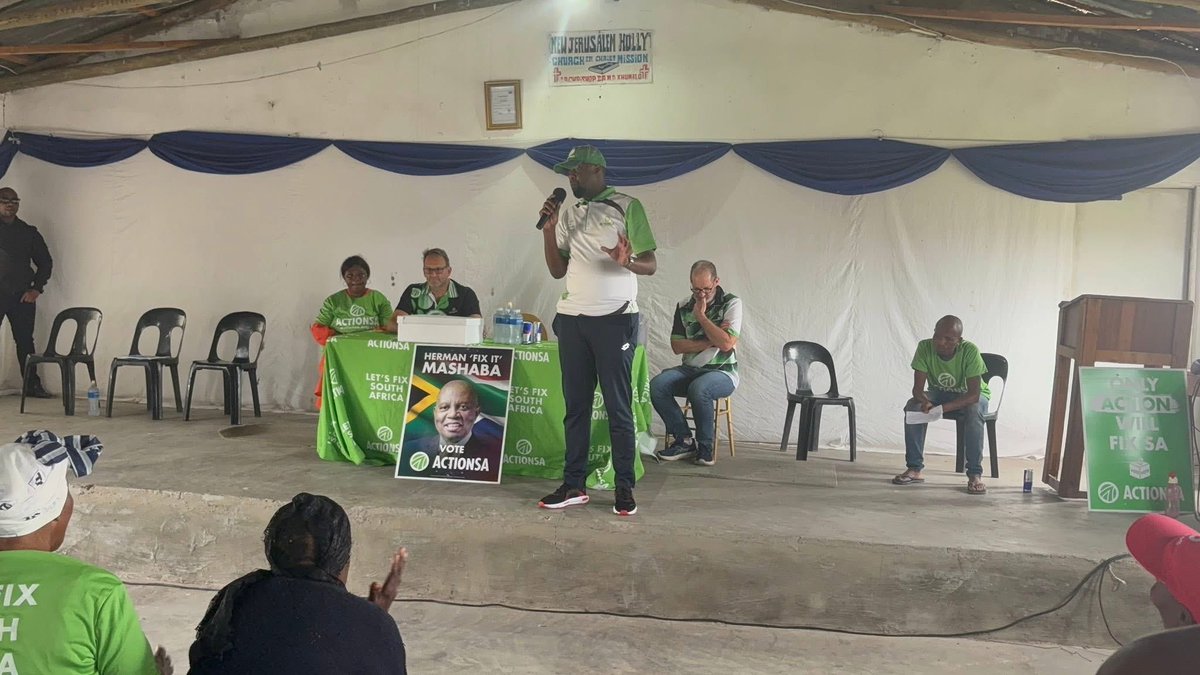 Halalisani_N's tweet image. Ward 6 Launched 🚀
Today we launched Ward 6 in eThekwini, engaging with residents who are ready for real change. ActionSA continues to grow as we build stronger communities and champions for service delivery. Kancane kancane. 💚
#ActionSA #Branches #KhulaActionSA