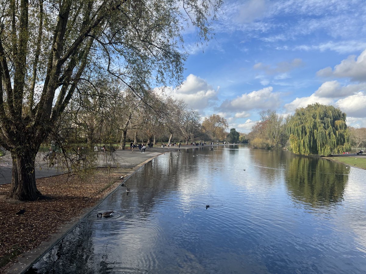 Regents park London a few days ago,