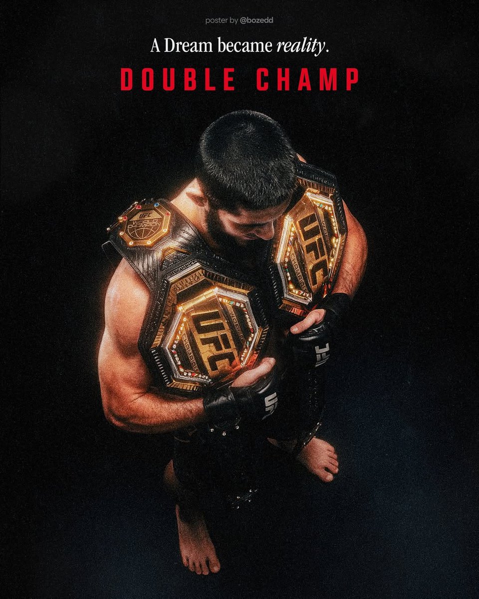 Double champion <a href="/MAKHACHEVMMA/">Makhachev Islam</a> ♥
#islammakhachev