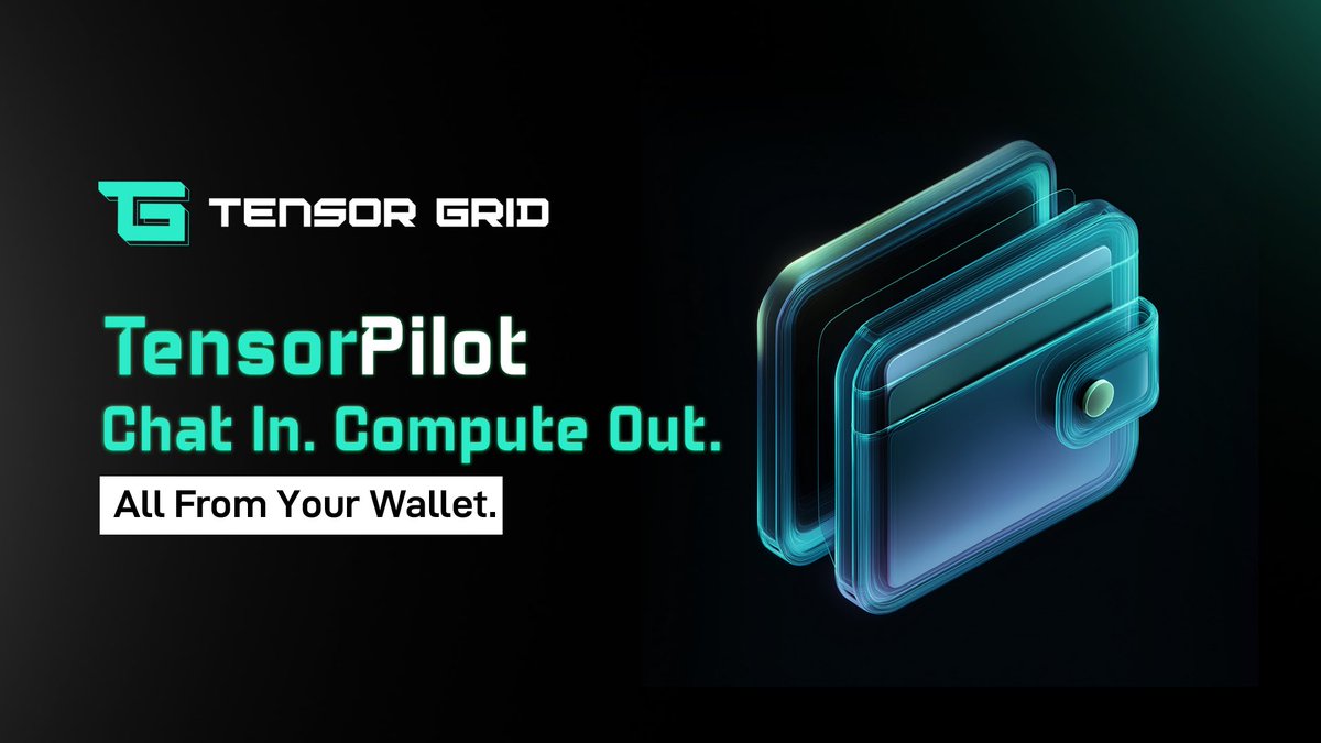 Tensor_Grid's tweet image. Most “AI agents” are just prettier chat UIs on top of the same clouds.

TensorPilot is different:
it’s a chat cockpit that talks directly to a decentralized GPU network.

🧠 Chat to create a job
🖥️ Nodes pick it up
💸 You pay from your wallet, not a SaaS bill