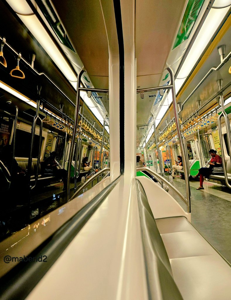 I know you have amazing reflection photos, please share!  
#theme_pic_India_reflections 
#MumbaiMetro