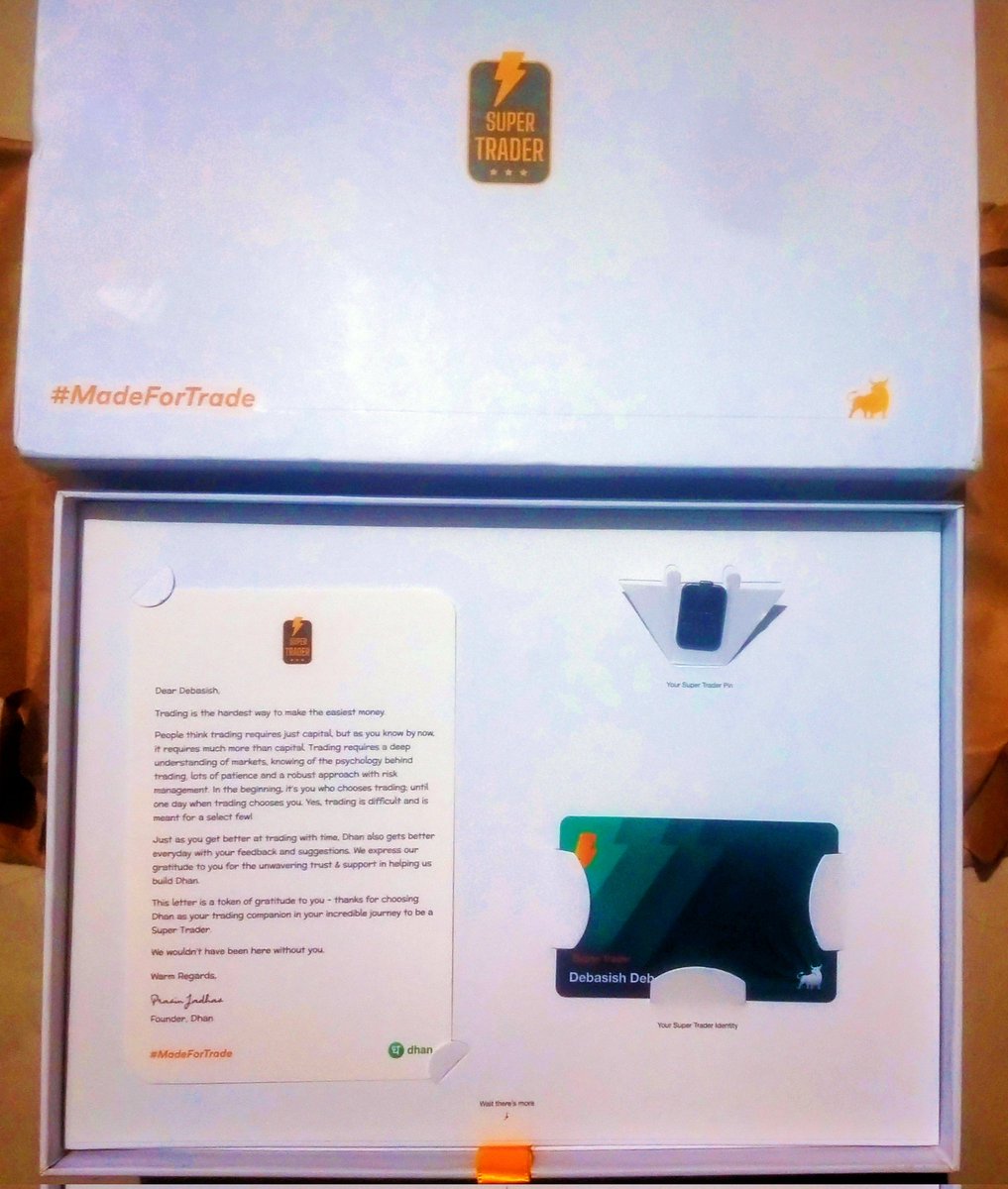 DrDebasishDebPT's tweet image. Thanks For This Lovely &amp;amp; Encouraging Gift @dhanhq #dhanhq Scan &amp;amp; Open Your Demat Account With Dhan &amp;amp; Start Your Journey As A #Super_Trader