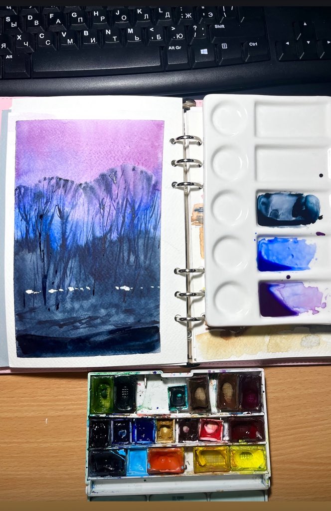 amelinakate's tweet photo. I’m an architect who paints.
I love tech. I use real brushes.
I’m not here to choose sides —
I’m here to build a bridge between digital and handmade. https://t.co/EtwAiv0k4j