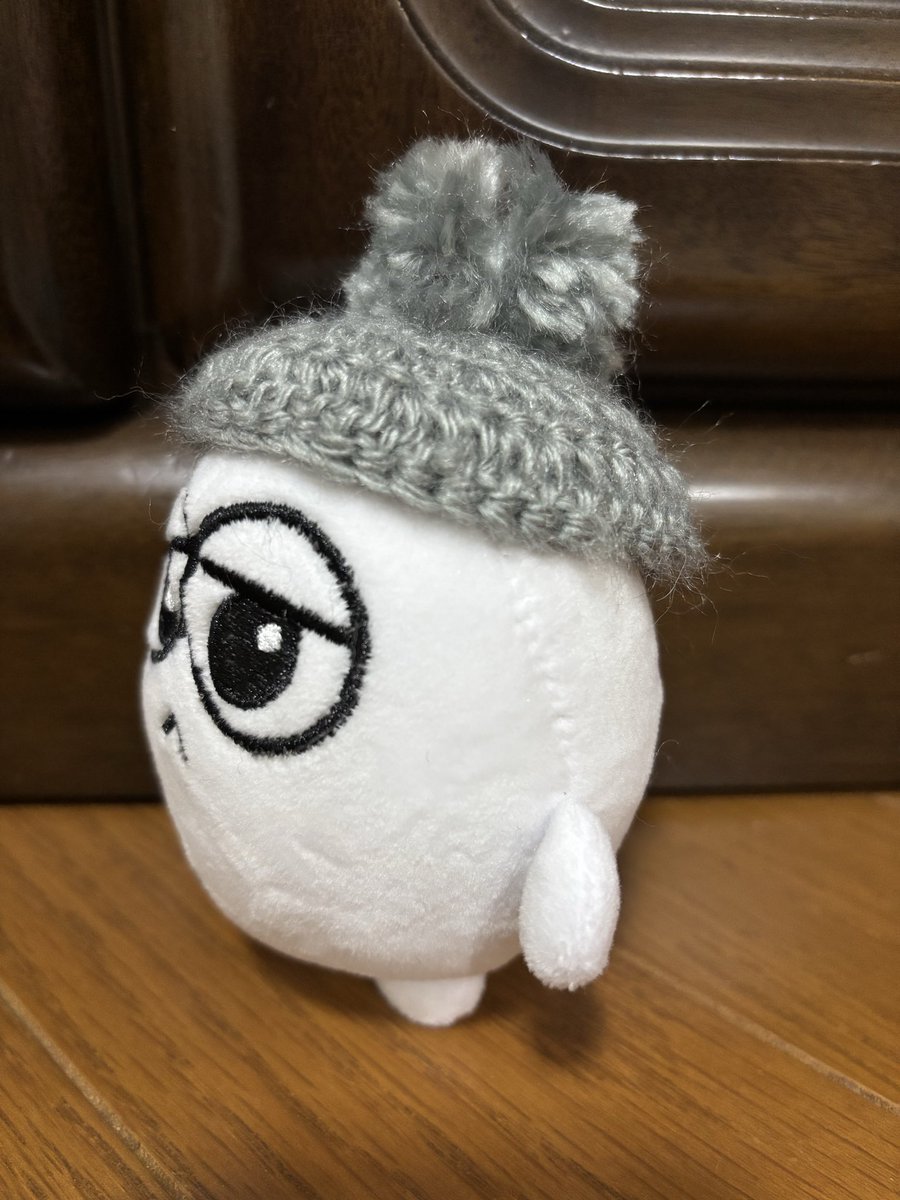 walnut_U's tweet photo. ブルースくんにお帽子編んだよ〜🧶 https://t.co/xDFq9N7lme