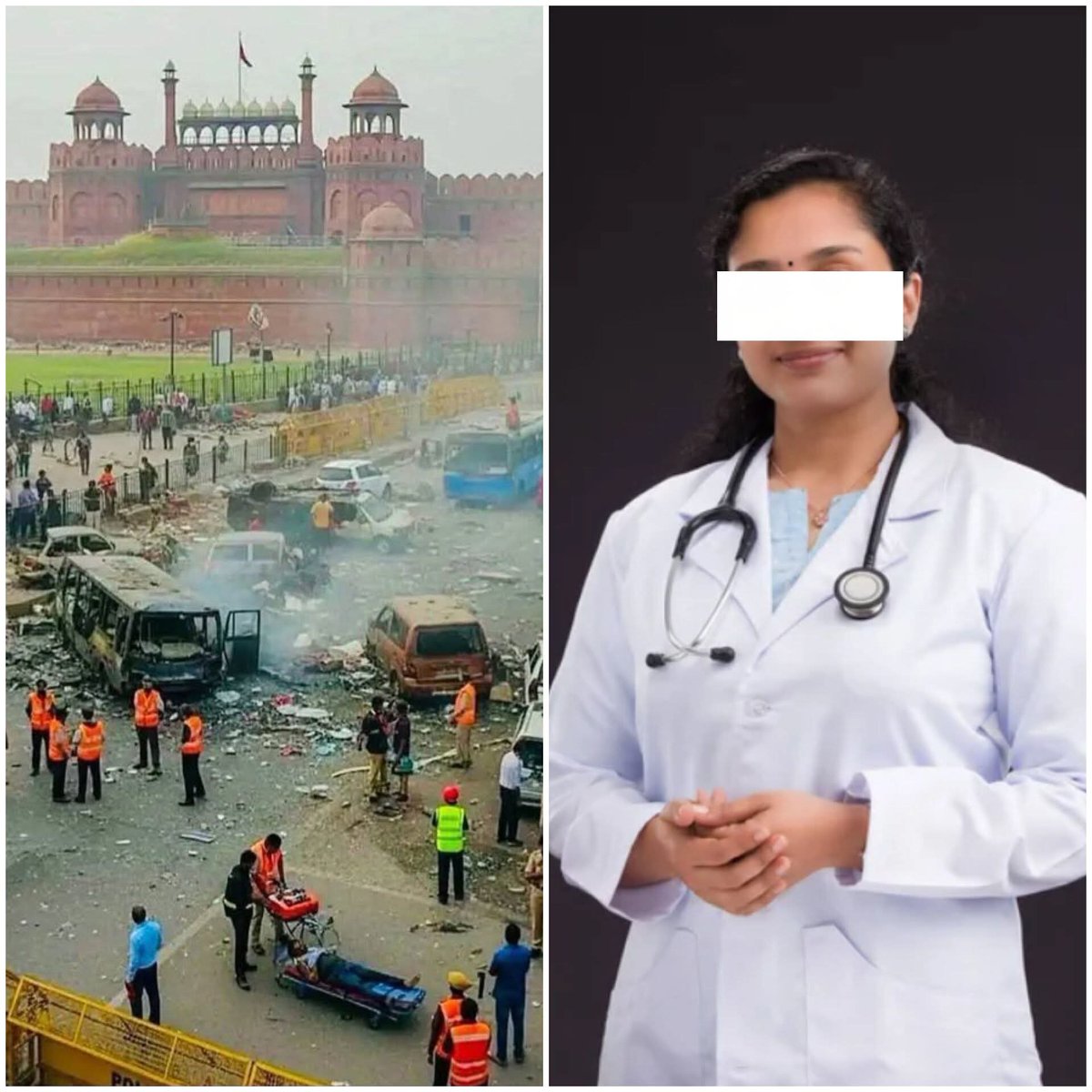 LakhanmeenaIND's tweet image. दिल्ली ब्लास्ट अपडेट: 🚨🚨🚨

रोहतक डॉक्टर प्रियंका शर्मा जम्मू-कश्मीर पुलिस की हिरासत में रोहतक की डॉ. प्रियंका शर्मा, जो अनंतनाग गवर्नमेंट मेडिकल कॉलेज में जनरल मेडिसिन की फाइनल ईयर छात्रा हैं, 

जम्मू-कश्मीर पुलिस ने हिरासत में लिया। 2023 से स्टडी लीव पर वहां रह रही प्रियंका…