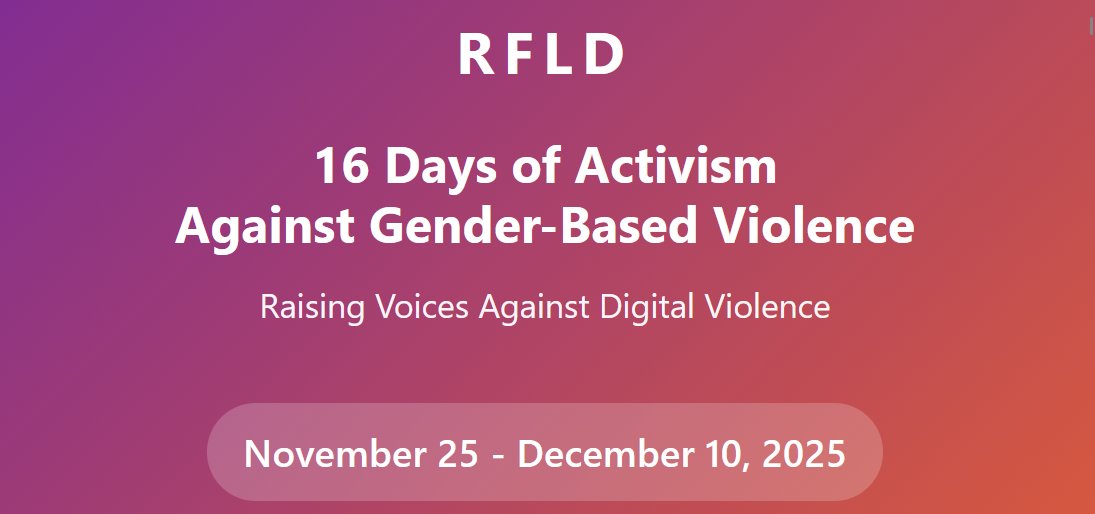 RfldOrg's tweet image. #OrangeTheWorld #EndGBV #DigitalSafety #EVAWG ✊ We&apos;re taking action through: • Legal advocacy (contributing to AU Resolution 522 &amp;amp; AUCEVAWG) • Digital security training for women leaders • 24/7 survivor support and legal assistance • Data-driven campaigns for policy change…