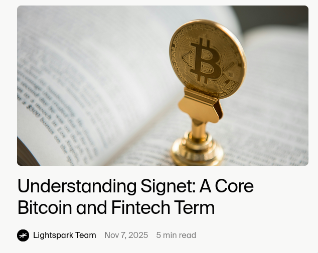 lorenzolfm's tweet photo. Found this gem on @lightspark website. According to it, Bitcoin's signet:

- Was created by Signature Bank
- It is used by institutional traders
- It's not for public testing https://t.co/Yj9bOaBFDR