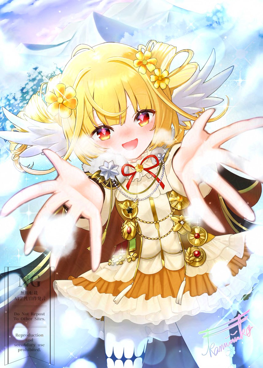 9130_0349k_k's tweet image. 2人きりの雪遊び、皆には秘密だぞ…♡ 

10月に開催されました、じゃぶマイ19にてPomard Nye様(@  pomgards)のえみゃコーラ先生担当キャライラスト合同誌にゴールドメダルちゃんを寄稿いたしました！❄️