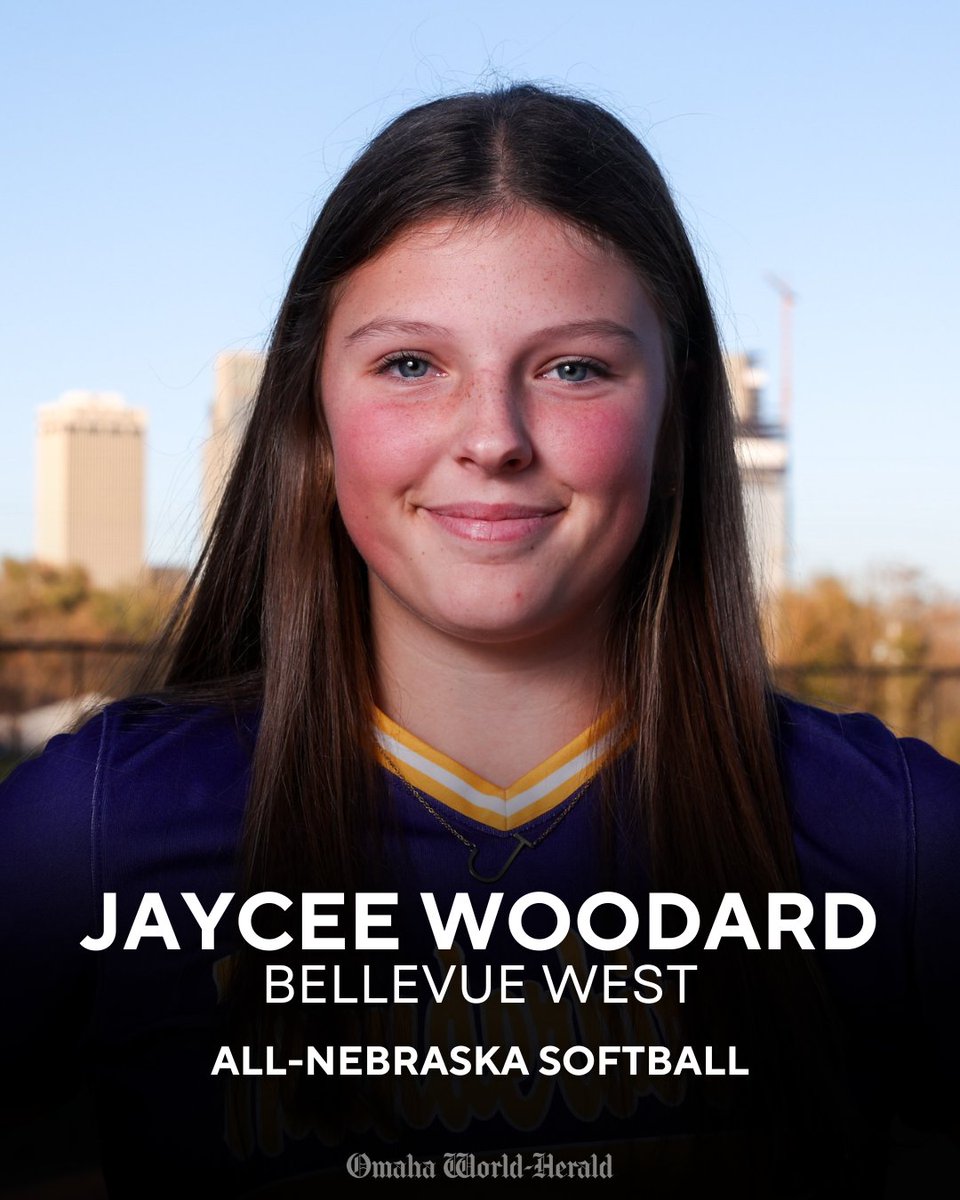 Congrats to Bellevue West's Jaycee Woodard for being named to the Omaha World-Herald’s All-Nebraska softball team! 

Read more about the team here: omaha.com/sports/high-sc…