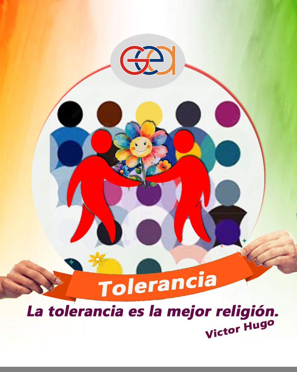 Hoy conmemoramos el Día Internacional para la Tolerancia, una fecha para recordarnos la importancia de educar en el respeto, la empatía y la diversidad. La tolerancia no es solo aceptar al otro, sino comprender y valorar nuestras diferencias como fuente de riqueza común.