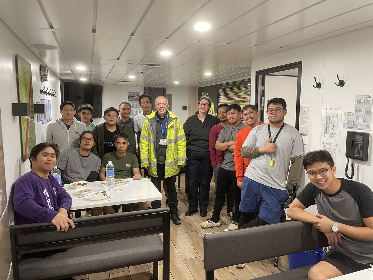 We visited the Elise in Hull.  It is a brand new heavy lift ship moving wind farm parts.  Introducing Lisa, our most recent trainee ship visitor.