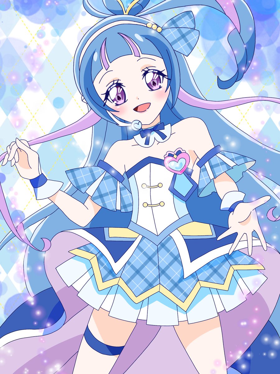 今日はななちゃん回だったので️🩵 #キュアウィンク #蒼風なな #キミと