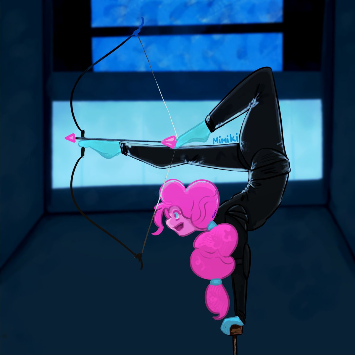 LilMimiki's tweet image. PINKIEPIE EVERDEEN 

#mlpfanart #PinkiePie #fanart #hungergames #artmoots #digitalart