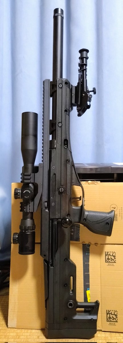 HOP関連の再調整をした結果、真っ直ぐに弾が飛ぶようになった(*´▽｀*)
これでS&amp;T M200のカスタムは一応終了だな。
で、次のカスタムを行うのはこちら(◍＞◡＜◍)。✧♡
ICS TOMAHAWK ver1.0をカスタムしてみるぜ(￣ー￣)ﾆﾔﾘ