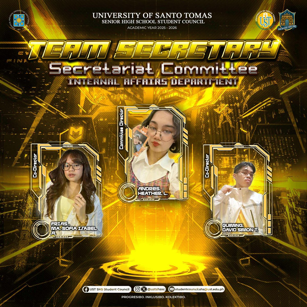 UST SHS SC tweet media
