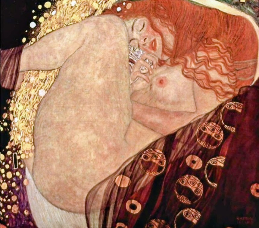 We are such stuff
as dreams are made on, 

and our little life
is rounded with a sleep. 

#ShakespeareSunday 
#TheTempest
#GustavKlimt
#Danaë