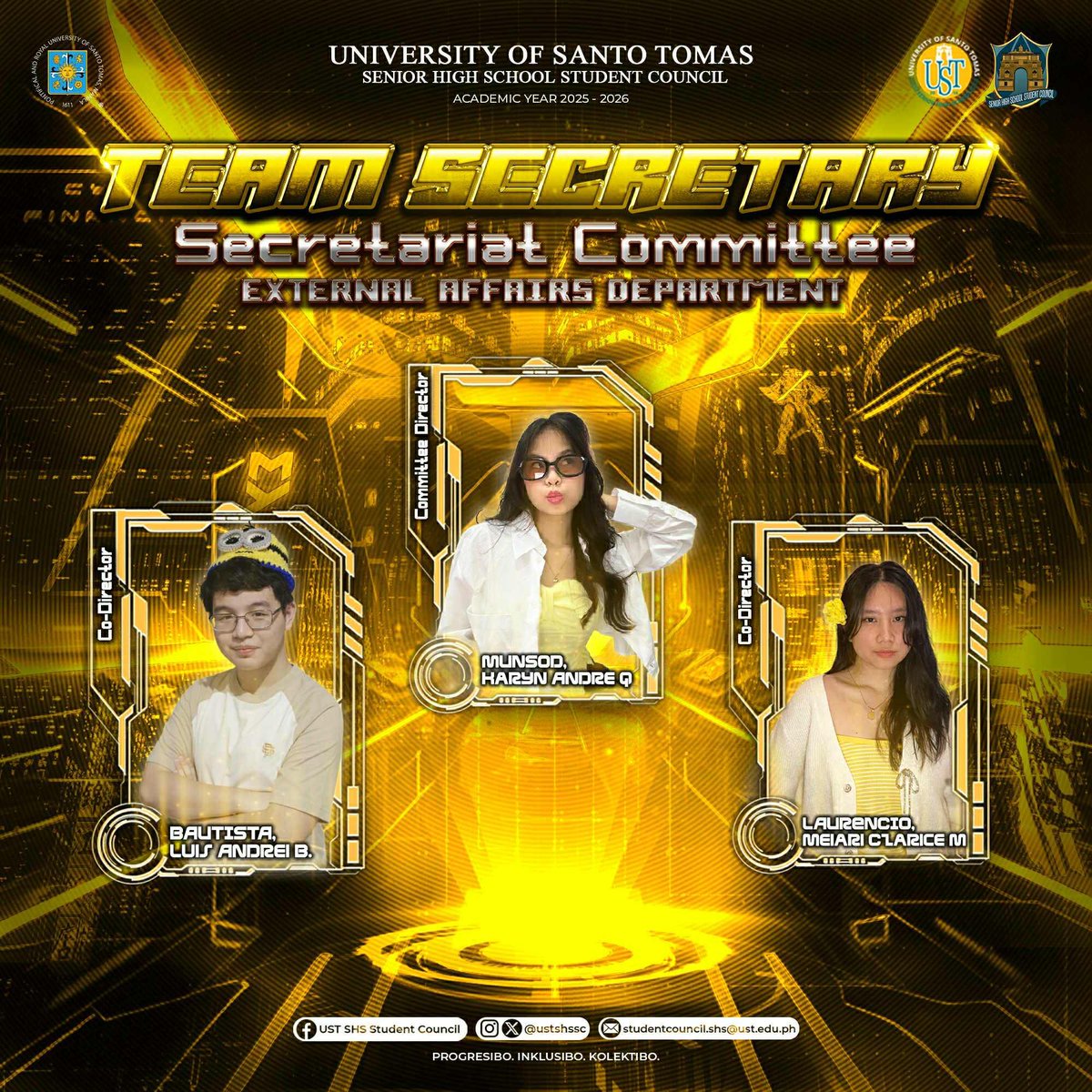 UST SHS SC tweet media