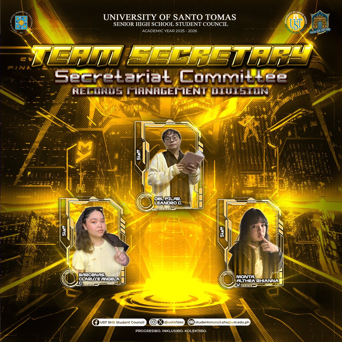 UST SHS SC tweet media
