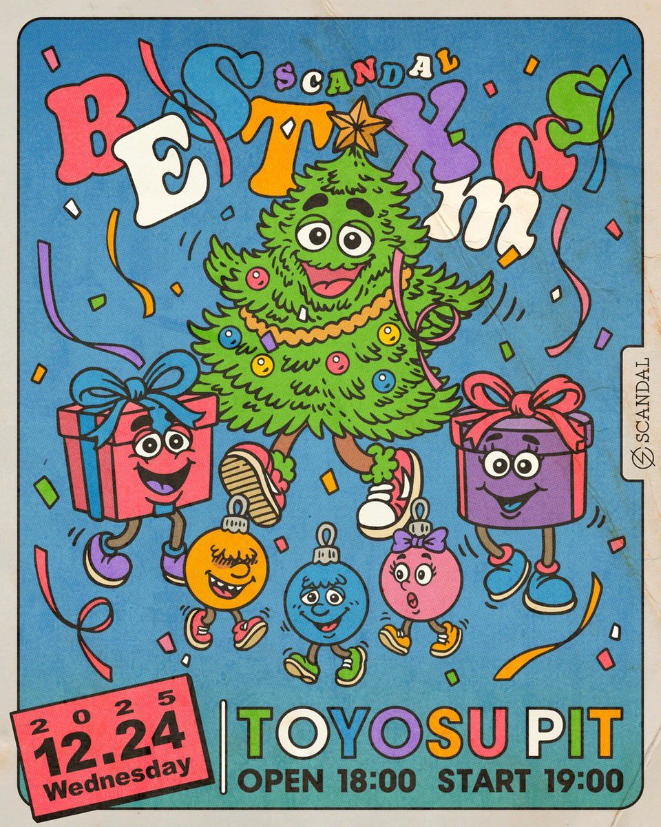 SCANDAL 「BEST☆Xmas 2025」 一般発売開始📣 ＼ 2025年12月24日(水