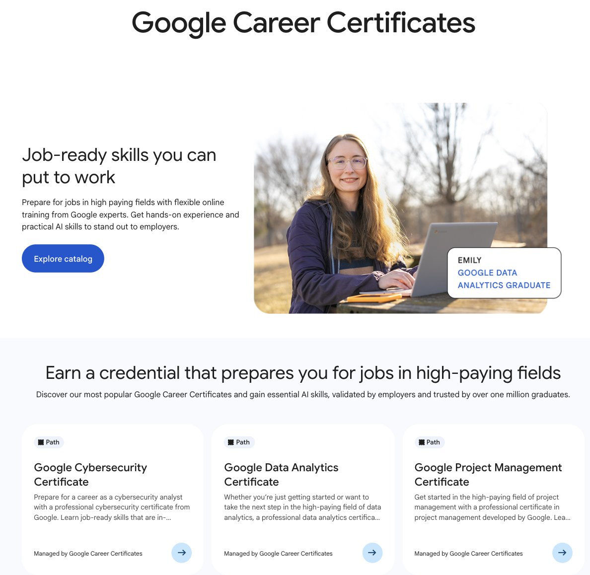 CodeByPoonam's tweet image. Google just launched Google Skills, a new platform for AI learning and more

- 3,000+ course from Google Cloud, Google DeepMind &amp;amp; Google for Edu.
- Free 150 learning credits
- Gemini Code Assist in labs
- GEAR program to train 1M AI agent developers
- A partnership with the…