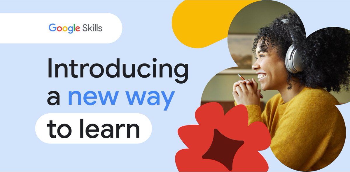 CodeByPoonam's tweet image. Google just launched Google Skills, a new platform for AI learning and more

- 3,000+ course from Google Cloud, Google DeepMind &amp;amp; Google for Edu.
- Free 150 learning credits
- Gemini Code Assist in labs
- GEAR program to train 1M AI agent developers
- A partnership with the…