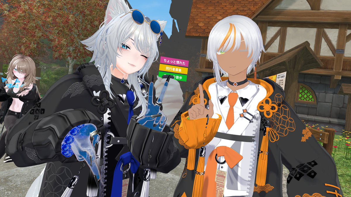 atayu816's tweet image. 今日のダルウィニーでお気に入りのお揃い衣装の方と逢えて📷

ばむぴさんのカラーリングがまた良くて眼福でした！

 #L1L4C