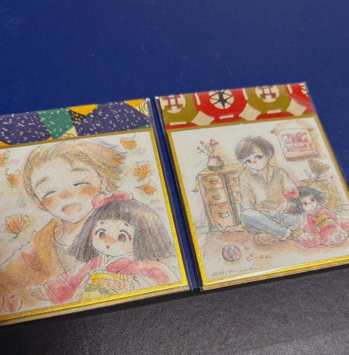 骨董ボーイズの豆色紙です🫛 #よわのふゆまぼろしのかげ