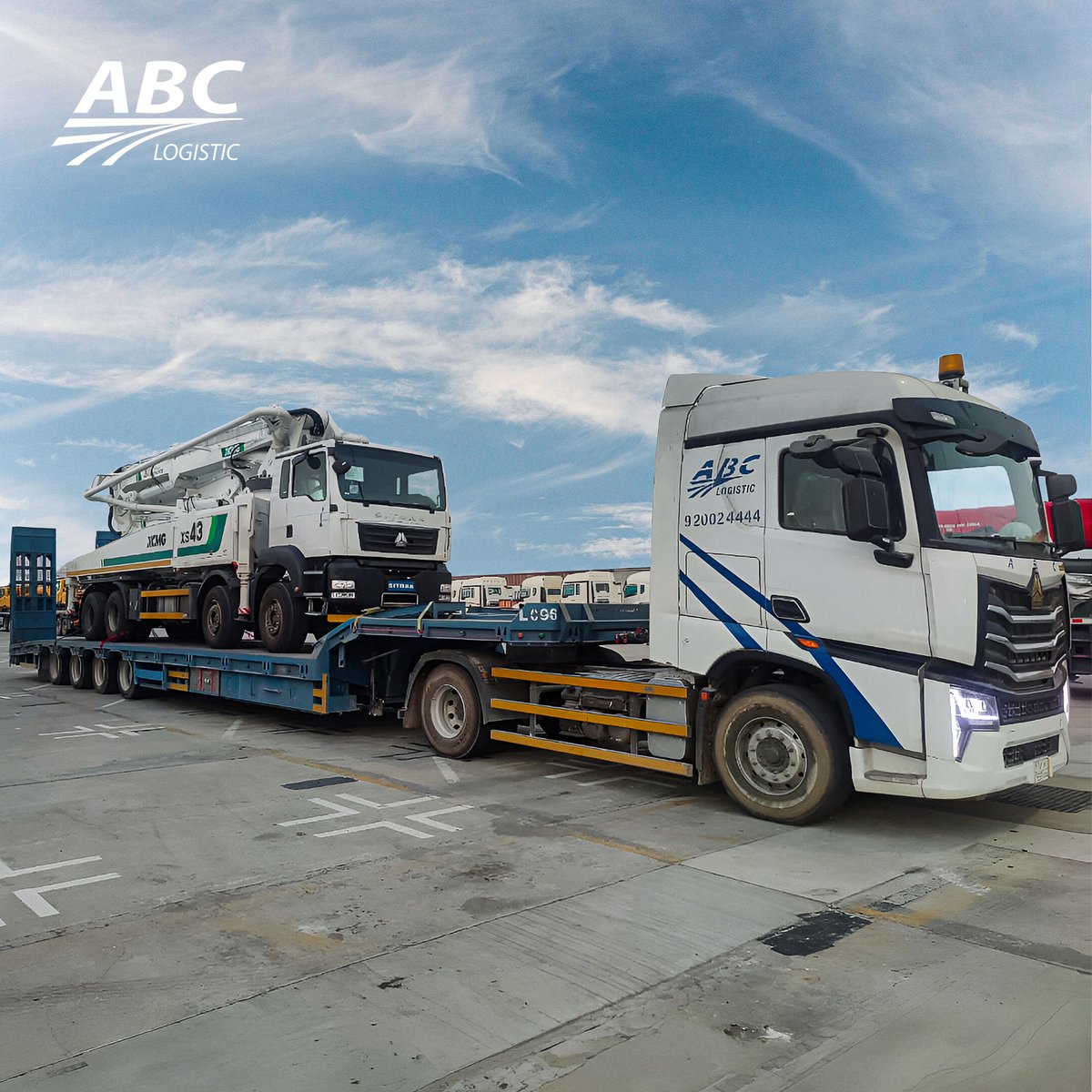 abc_logistic's tweet image. &quot;A move you trust… delivered right. 💙&quot;
&quot;خطوة توصل… وخدمة تثق فيها. 💙

#ABClogistic #HeavyTransport #ProjectLogistics #SaudiLogistics #FleetPower #SupplyChainExcellence #Transportation #LogisticsProfessionals