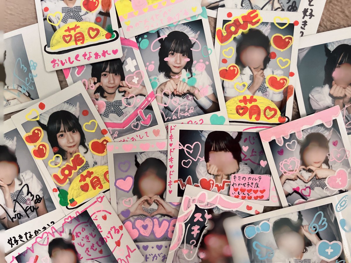 この後本日21時からランチェキ販売です！🍭 落書き過去1上手くいった気