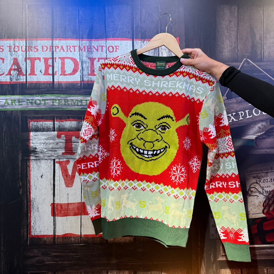 Looking for a Shrek-
ceptional Christmas
jumper? ​

We've got you covered..