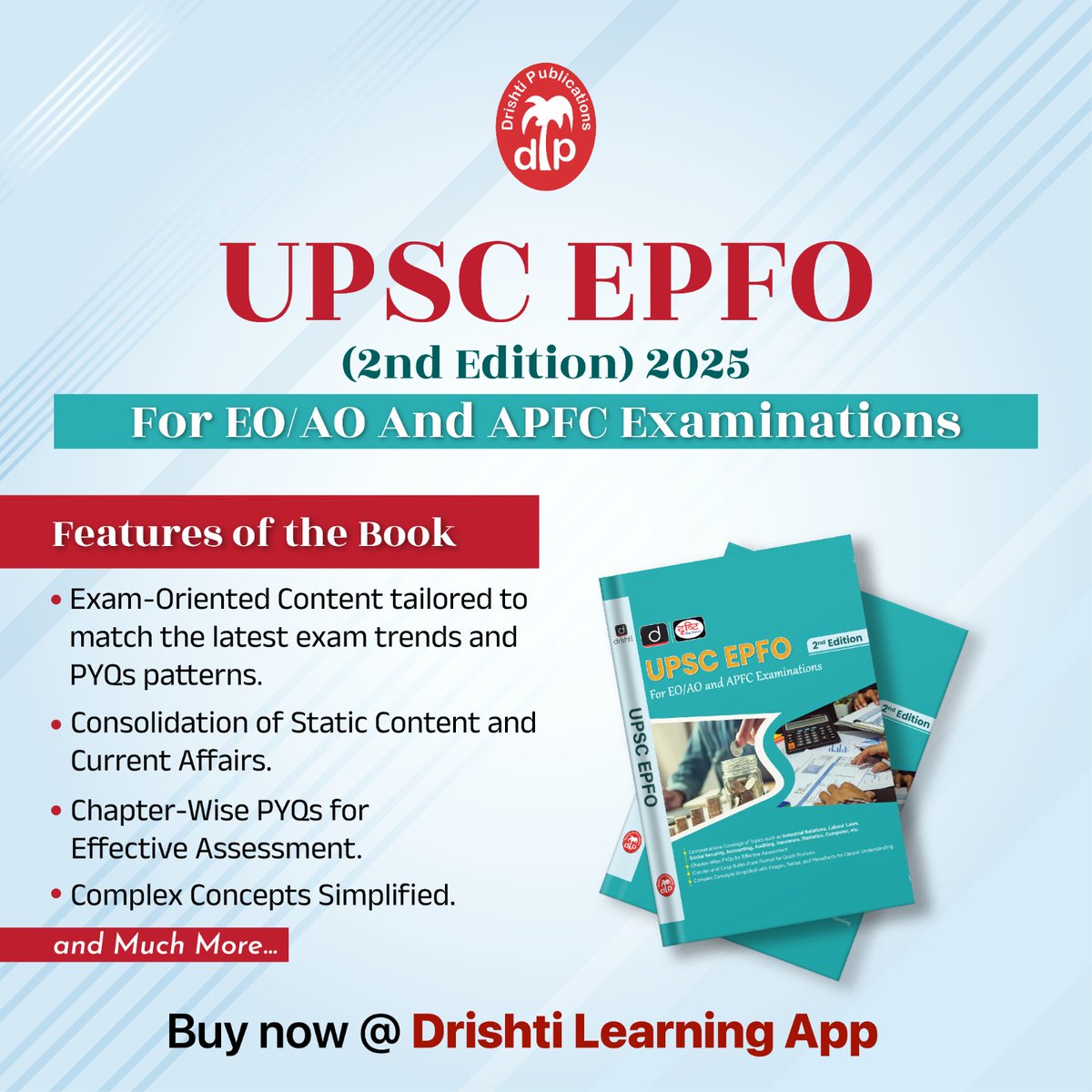 drishtiiaseng's tweet photo. Gear up for UPSC EPFO 2025!
#UPSCEPFO #EPFO2025 #UPSCPreparation #EPFOExam #UPSCBooks #EPFO #DrishtiPublications #DrishtiIAS #DrishtiIASEnglish https://t.co/Mm7q1TNIZe