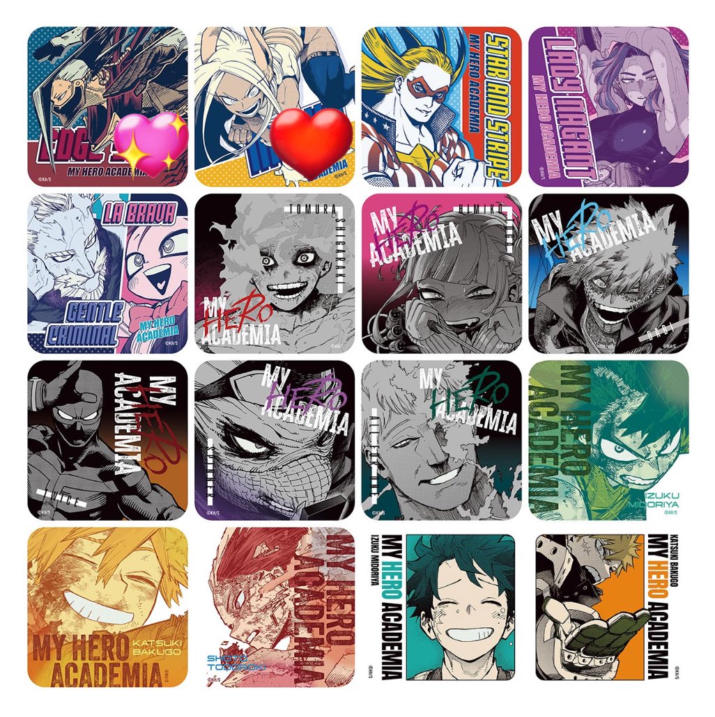 oshi_happy_'s tweet photo. 交換 ヒロアカ原画展 アートコースター

【譲】画像1枚目

【求】画像2.3枚目💖＞❤️

上段は下段含むお取引をお願いします。

郵送にて交換希望です。 https://t.co/eLZcmGKV6T