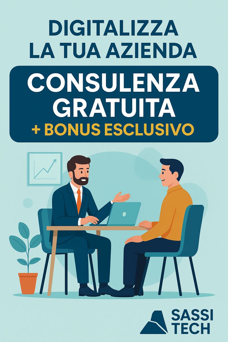 Sassi_Tech's tweet image. 🚀 Digitalizza la tua azienda e libera tempo, risorse e opportunità!
Prenota ora una consulenza gratuita (valore 120€) e scopri come far crescere il tuo business con la tecnologia.
👉 sassitech.com/it/Home/Consul…