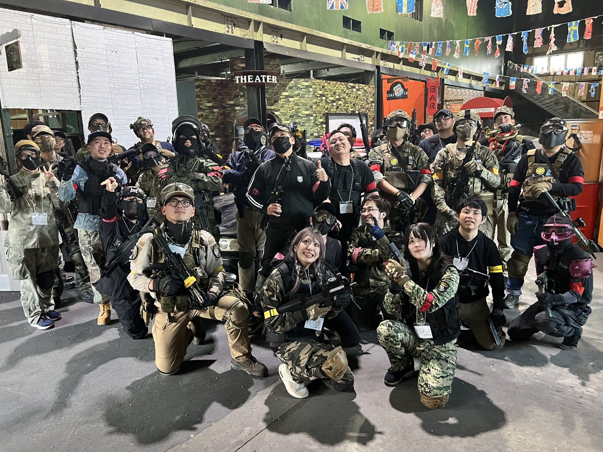 shootingbar_h's tweet image. 本日はG-CODEサバゲーにご参加いただきありがとうございました！

30名を超える皆様にご参加いただき、大いに盛り上がりましたね！

年内のサバゲーは終了となりますが、来年また開催させていただきますので是非ご参加いただければと思います！

#オペレーションジャッジメント