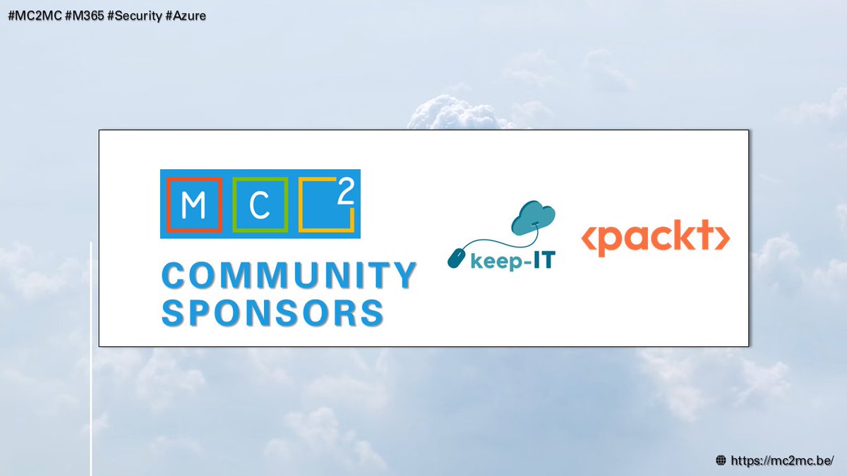 mc2mcbe's tweet image. We’re truly grateful to have Keep-IT bv and Packt back on board as Community Sponsors of our MC2MC Community in 2025! 🙏🏻

A big thank you to both for their continued support of our ever-growing, Microsoft-focused community! 🚀

#MC2MC #Community #CommunityPower #ThankYouSponsors