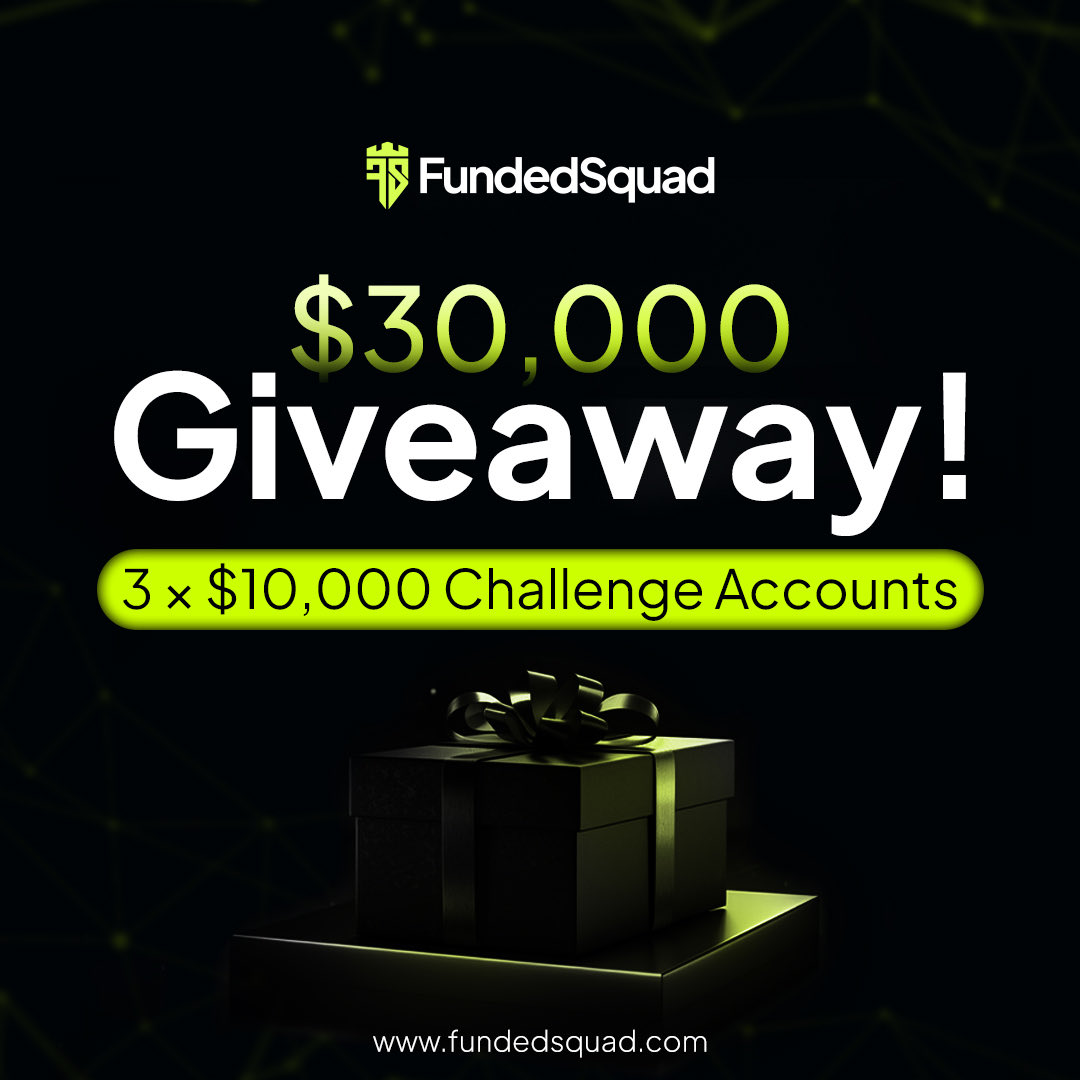 3X$10,000 GIVEAWAY SPONSORED BY <a href="/fundedsquad/">FundedSquad</a>🎁
⭐ Follow <a href="/fundedsquad/">FundedSquad</a>  <a href="/ajwadthefalcon/">Ajwad Saleem</a> <a href="/sid_traderz/">SID TRADES</a>

<a href="/JadeJMA1/">JadeJMA</a> <a href="/AshokFX01/">Coach Ash</a> <a href="/1trade0/">1TRADE</a> <a href="/symple_fx/">αʅƈԋҽɱιʂƚ🦅</a> <a href="/gana__jr/">Umar Gana</a> <a href="/meeksese/">CYBER CHIEF PRIEST</a>
⭐ Join Discord: discord.gg/C6znjHZxXg

⭐ Join Telegram: t.me/fundedsquadoff...

Like Repost &amp; tag 3 traders ⬇️