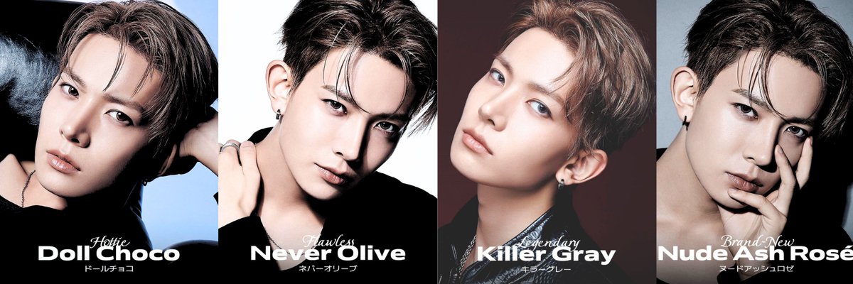 heseeeung's tweet image. Eight shades. Eight temptations. Each one holding its own curse and its own salvation. Will you surrender to the soft glow of beige, the cold bite of gray, the quiet poison of olive, or the dangerous warmth of choco?