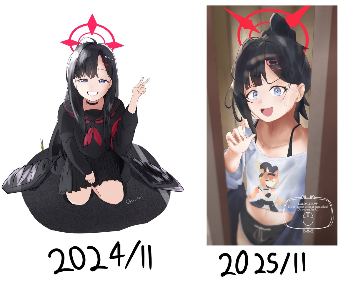 Ichika from last year vs this year