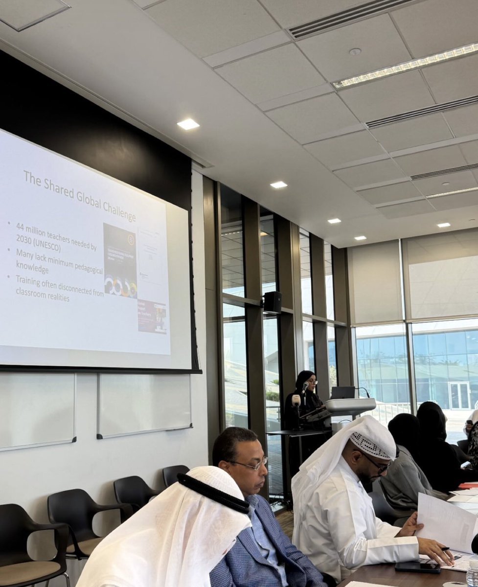 salmanzayed's tweet image. Honored to be invited as a speaker at the “Reimagining Education in the Gulf” conference, organized by @GulfIntlForum and @GAPSC_KUNIV on 13 Nov. I spoke about TVET in the GCC, success stories from Bahrain, and how skills development supports national economic visions.